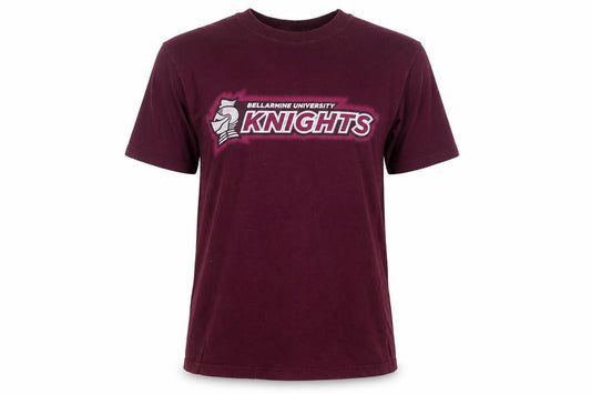Unisex Adultss UK Size M adidas Burgundy Cotton T-Shirt