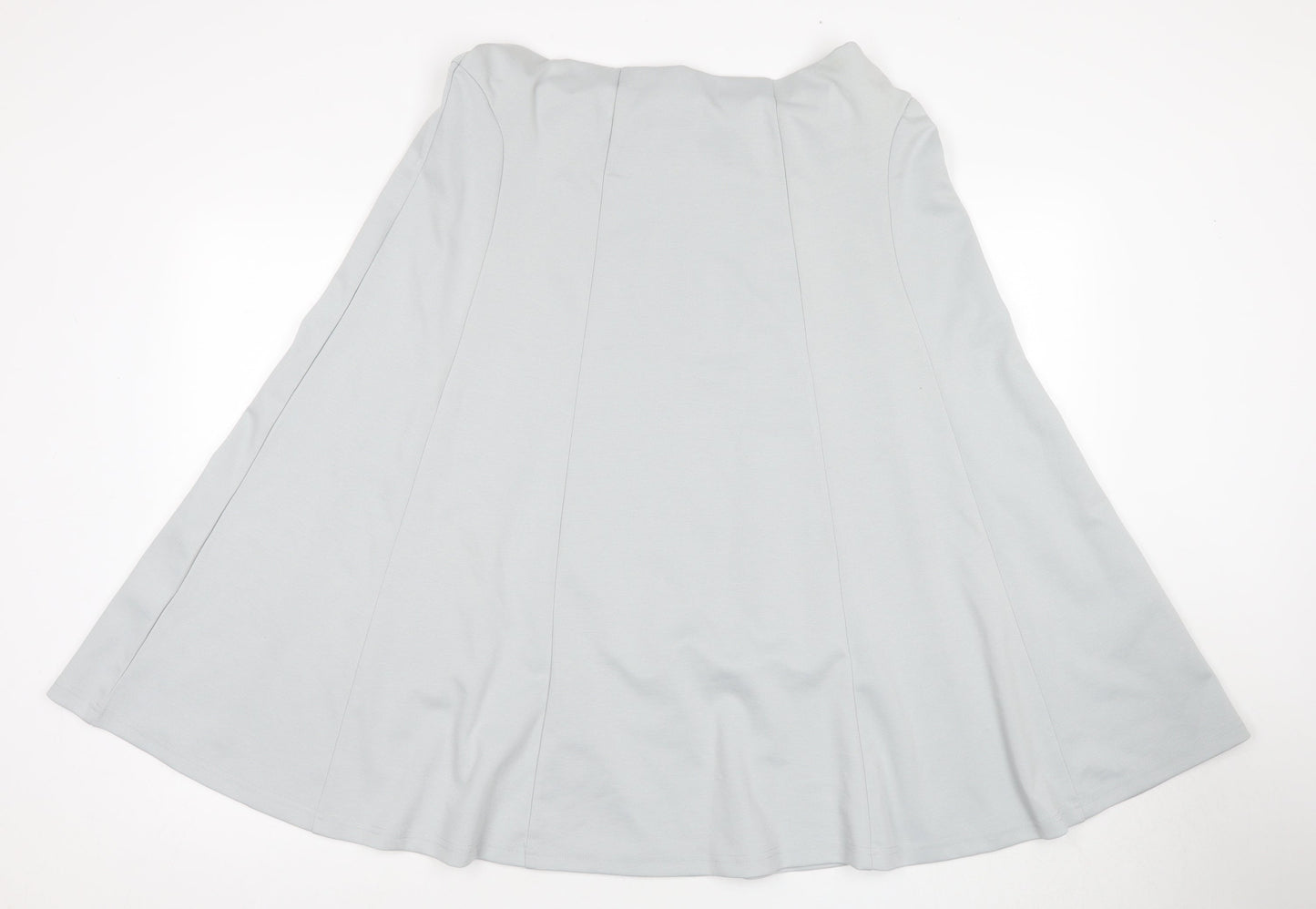 Damart Women's Grey A-Line Skirt UK 18