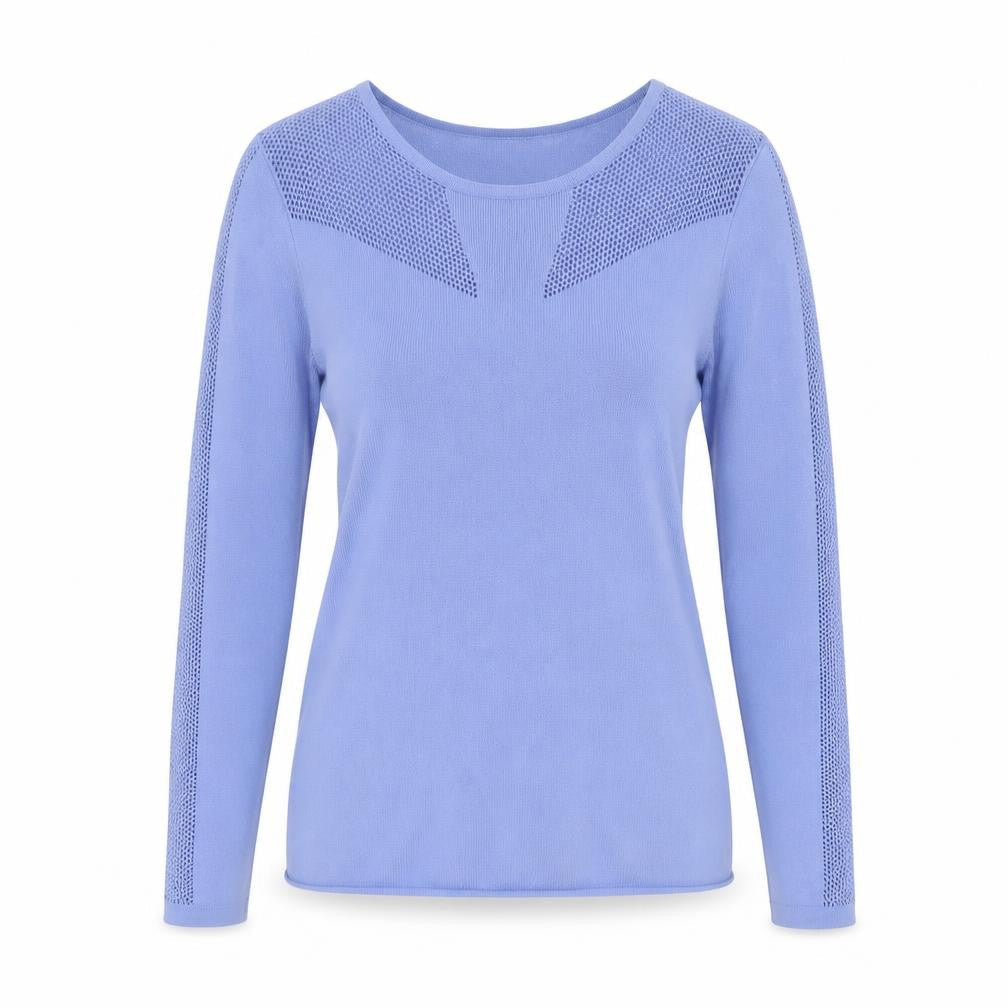 Womens UK Size S Austin Reed Blue Viscose Blend Pullover
