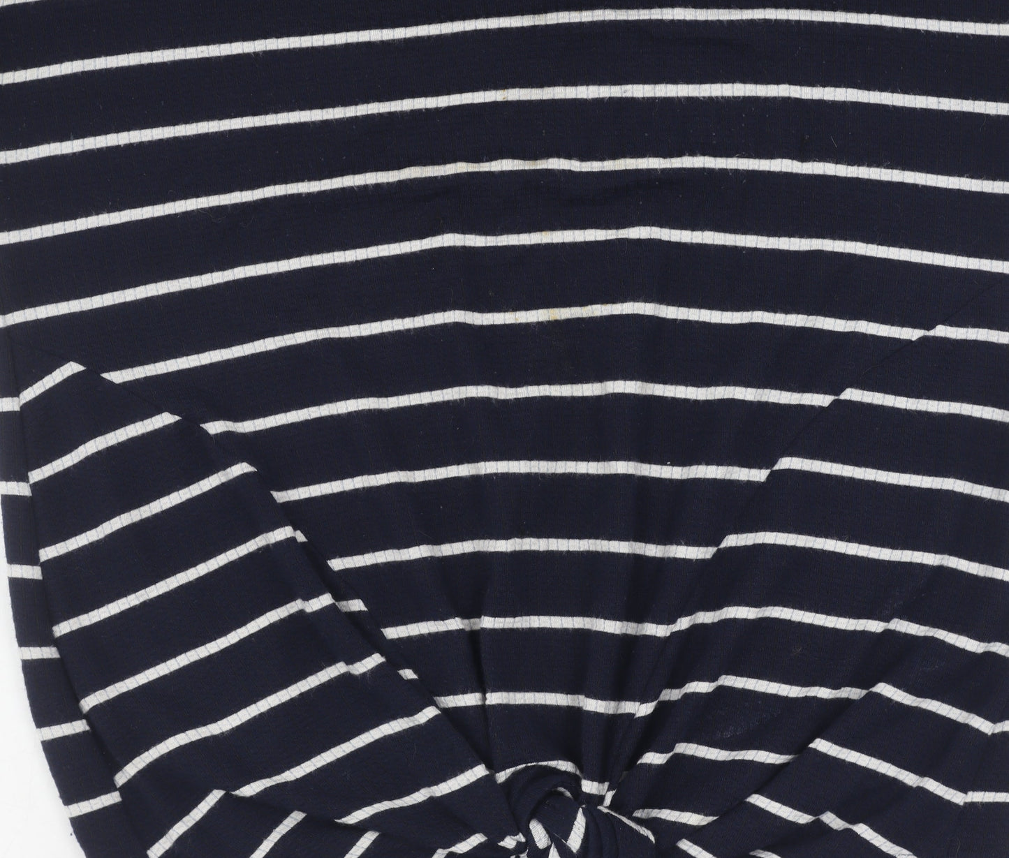 Red Herring Women's Blue Striped T-Shirt, Size 10, Long Sleeve