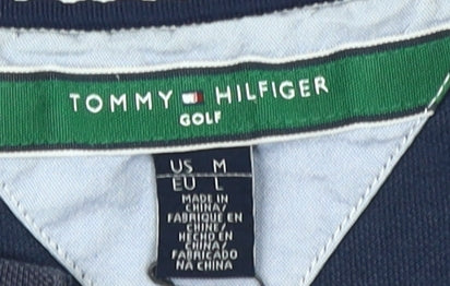 Tommy Hilfiger Men's Blue Polo, Casual Golf Style, Size M