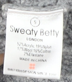 Sweaty Betty Women's Grey Roll Neck Jumper S