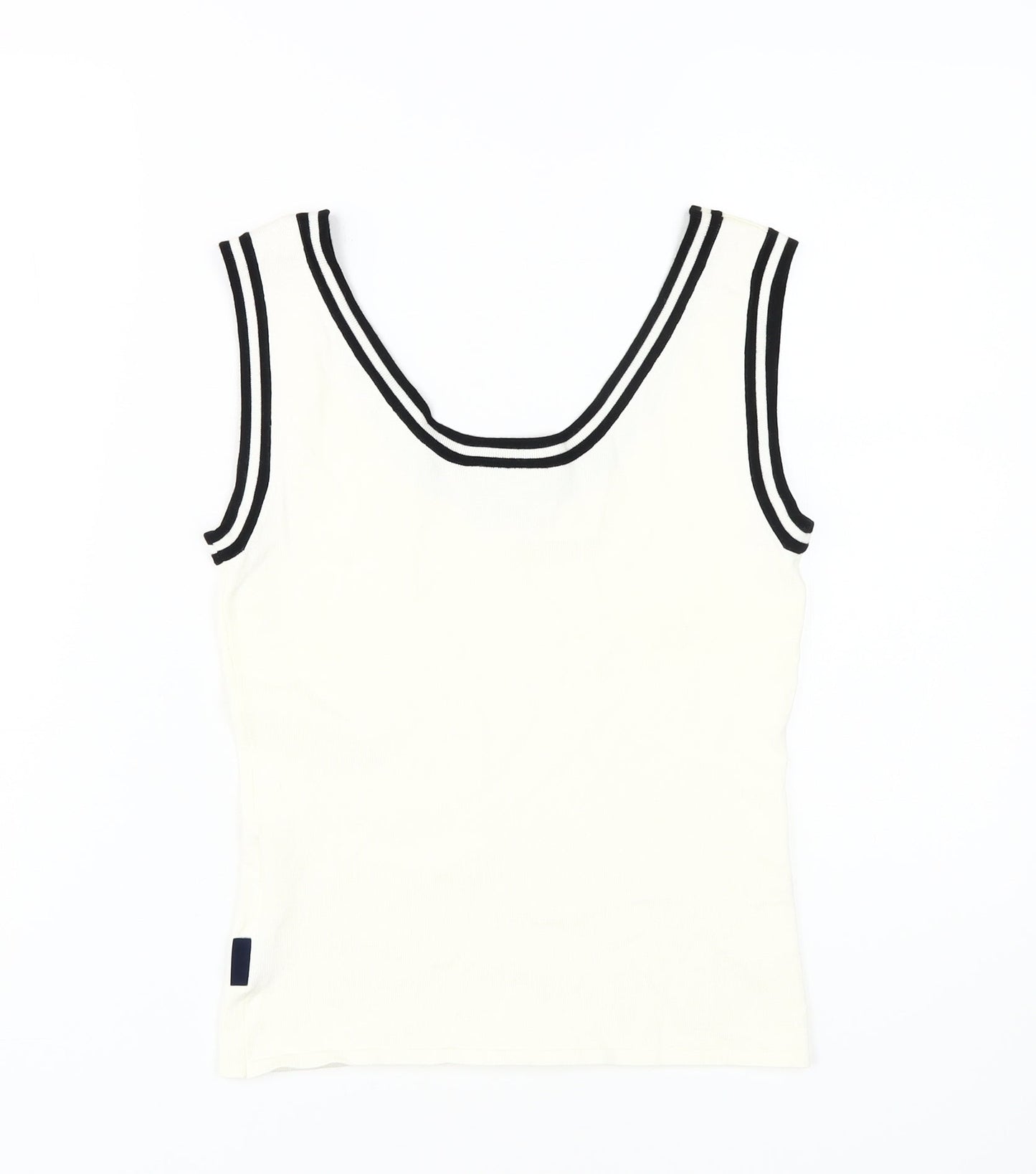 Australian Women's White Tank Top Size 20 Scoop Neck