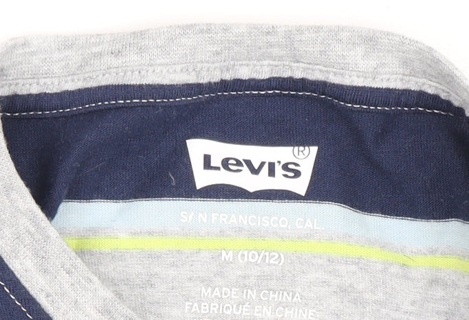 Levi's Boys Multicoloured Striped T-Shirt M