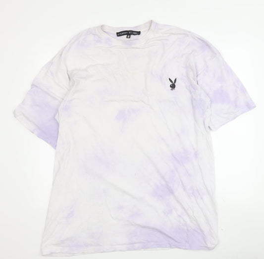 Playboy Missguided Unisex Multicoloured Graphic Tee S