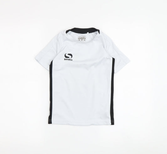 Sondico Boys White T-Shirt 5-6 Years Sports Activewear