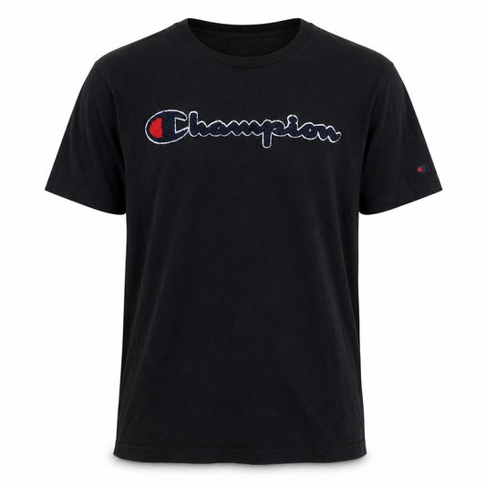 Mens UK Size M Champion Black  Cotton T-Shirt