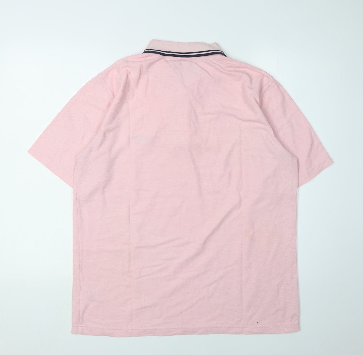 Umbro Men's Pink Polo Shirt L, Short Sleeve Casual