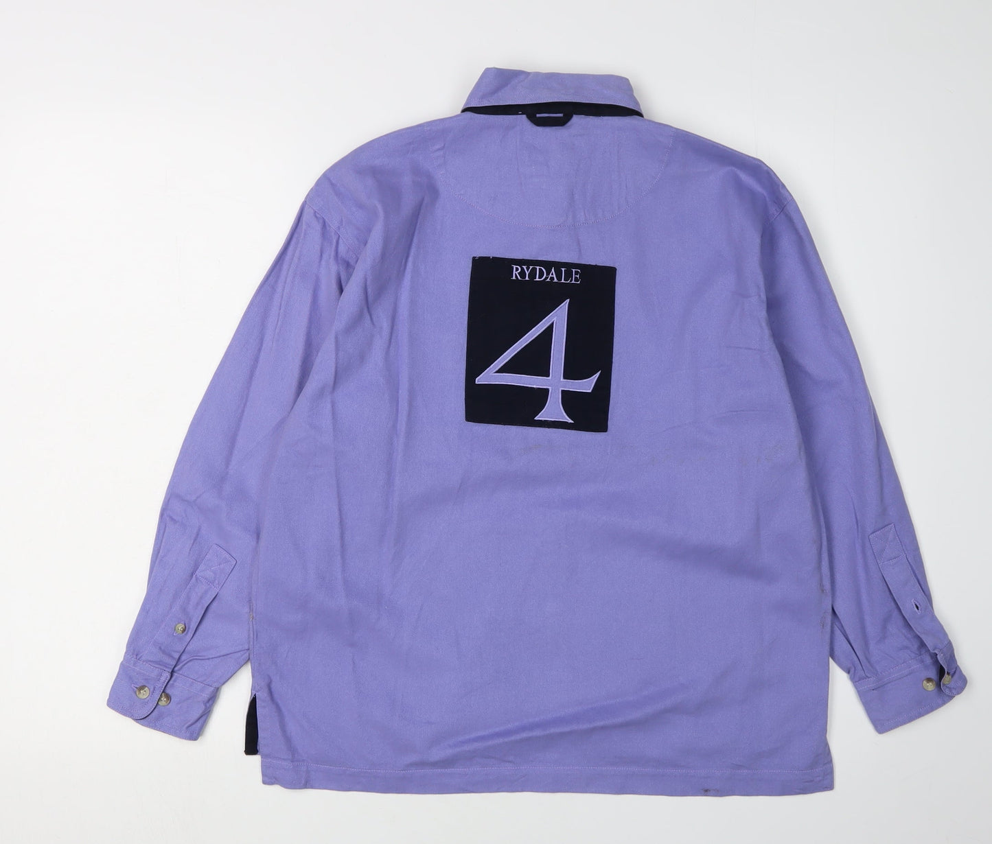 Rydale Boys Purple Long Sleeve Collared Shirt, Size 13