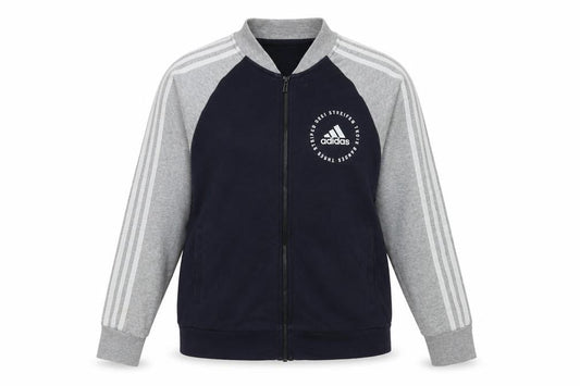 Womens UK M Regular adidas Multicoloured Full Zip Sweatshirt