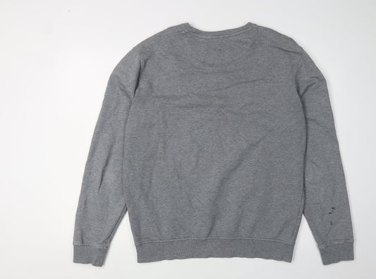 Lyle & Scott Mens Grey Crew Neck Sweatshirt L