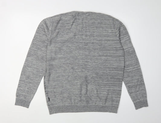 CORE By Jack & Jones Men's Grey L Pullover Jumper