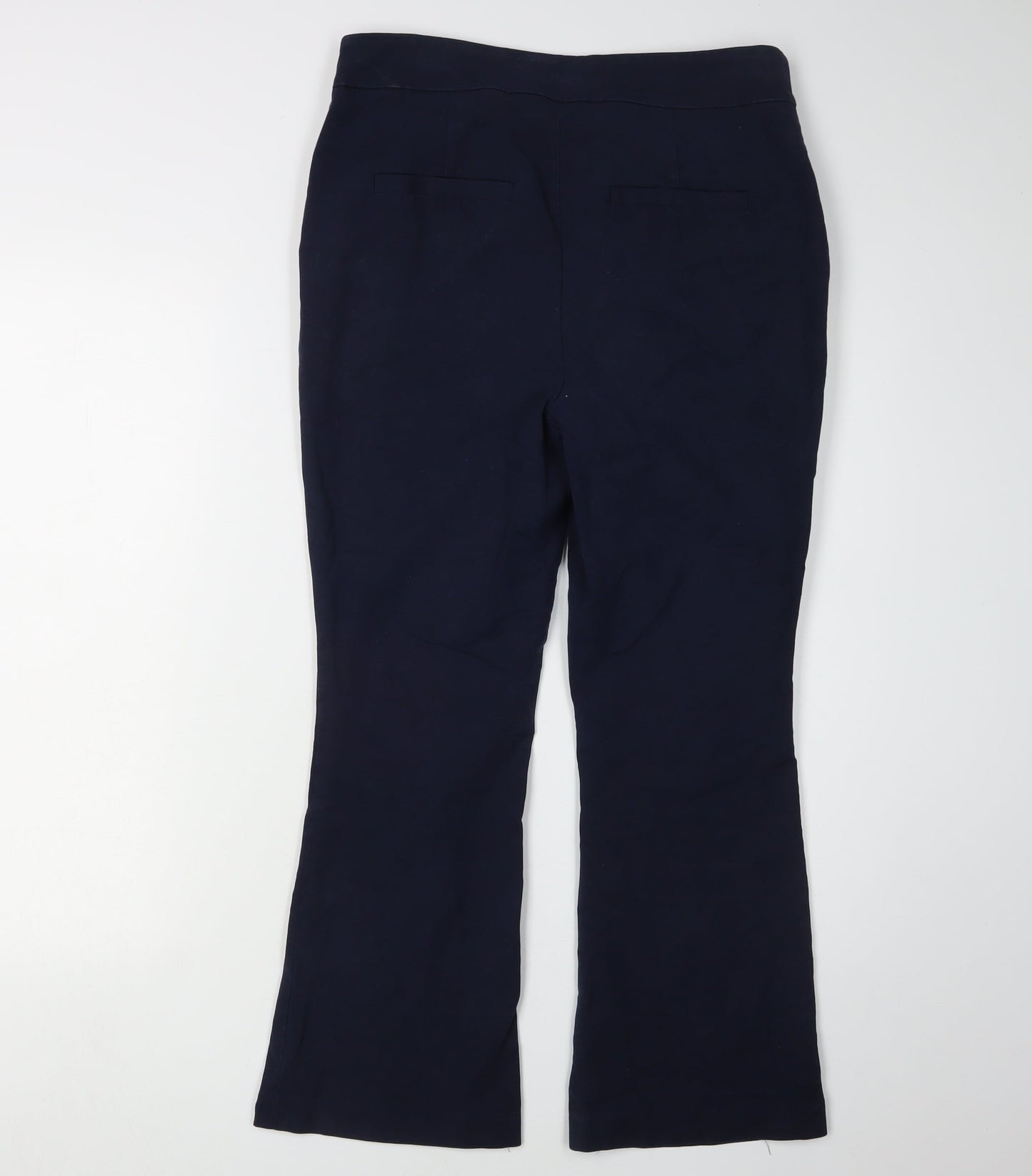 Boden Women's Blue Flared Trousers UK 12
