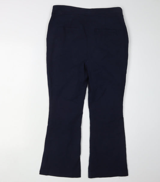 Boden Women's Blue Flared Trousers UK 12