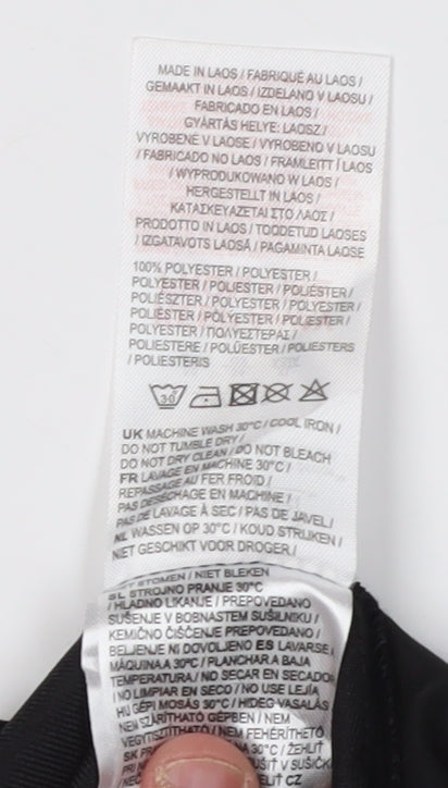 Slazenger Men's Black Trousers, Size M, Button Closure