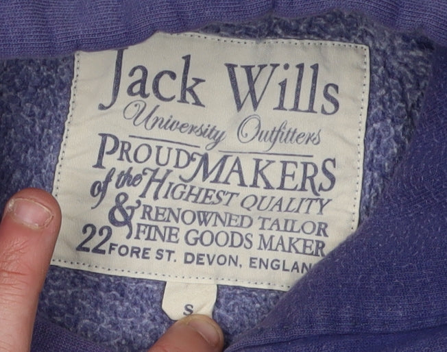 Jack Wills Men's Blue Pullover Hoodie, Size S