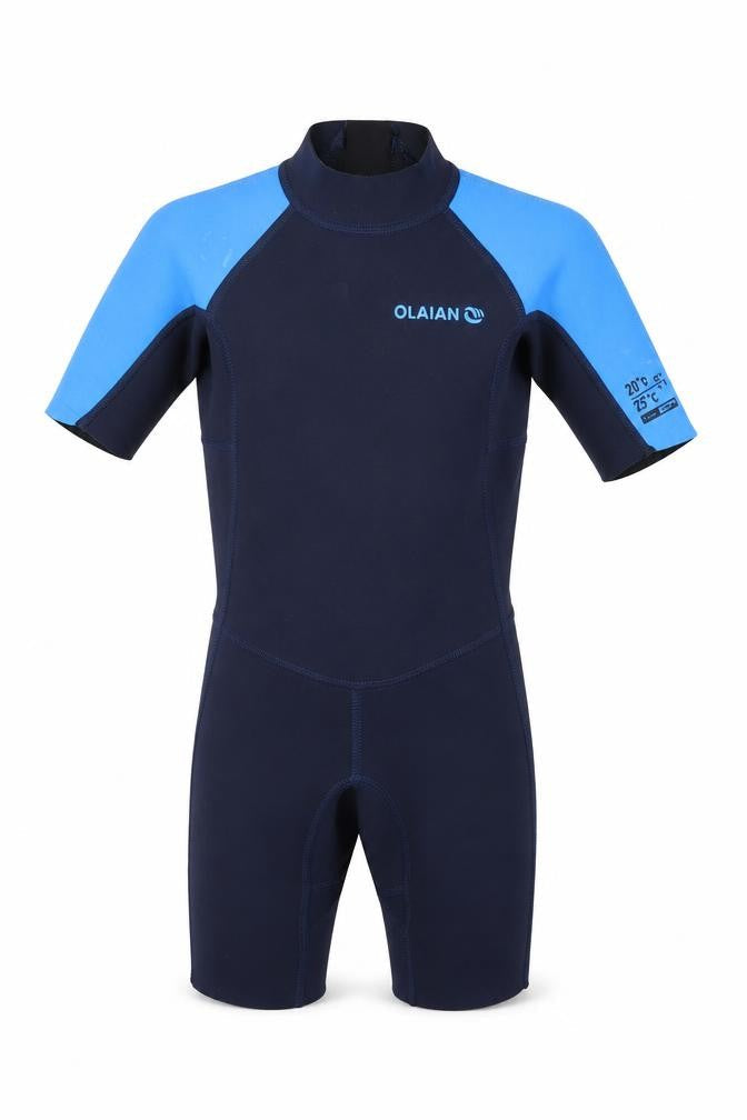 Olaian Boys Blue Wetsuit, 6 Years, Stretchy & Quick Dry