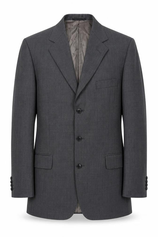 Mens 40 Chest Regular Austin Reed Grey Three-Button Suit Jacket