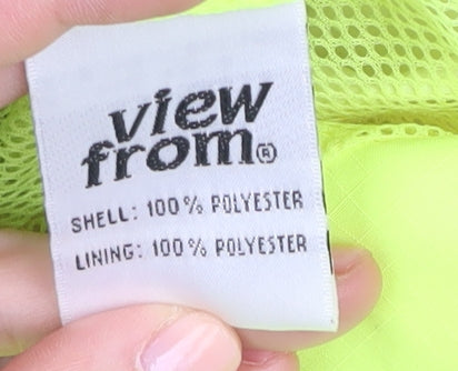 View From Men's Green Windbreaker Jacket, Size M, Sportswear