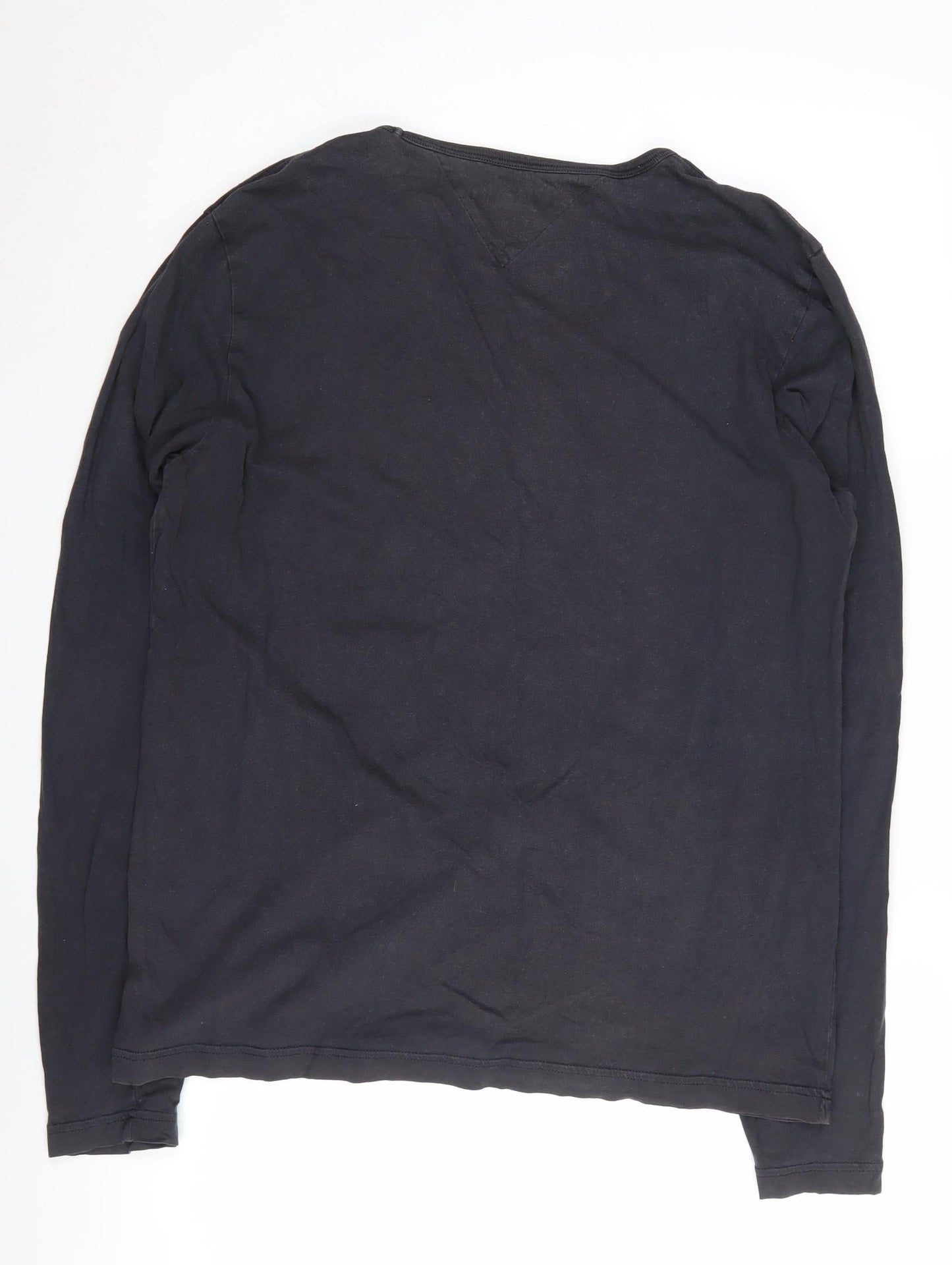 Tommy Hilfiger Unisex Black Jersey L T-Shirt Graphic Tee