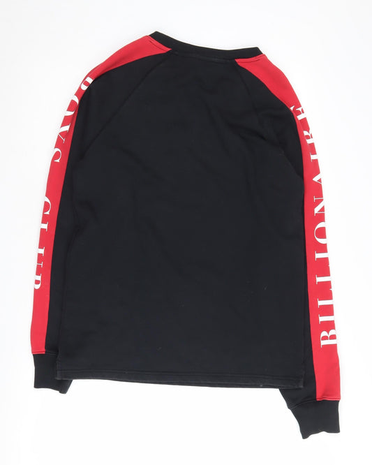 Billionaire Boys Club Men's Black Graphic Print Sweatshirt S