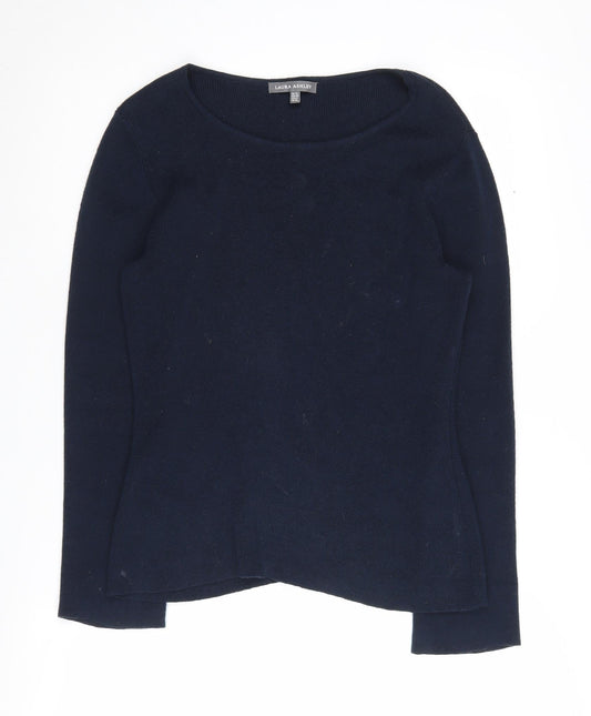 Laura Ashley Women's Blue Pullover Jumper, Size 12