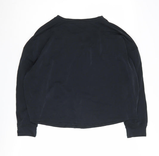 Jimmy Key Women's Black Crew Neck Pullover Sweatshirt M