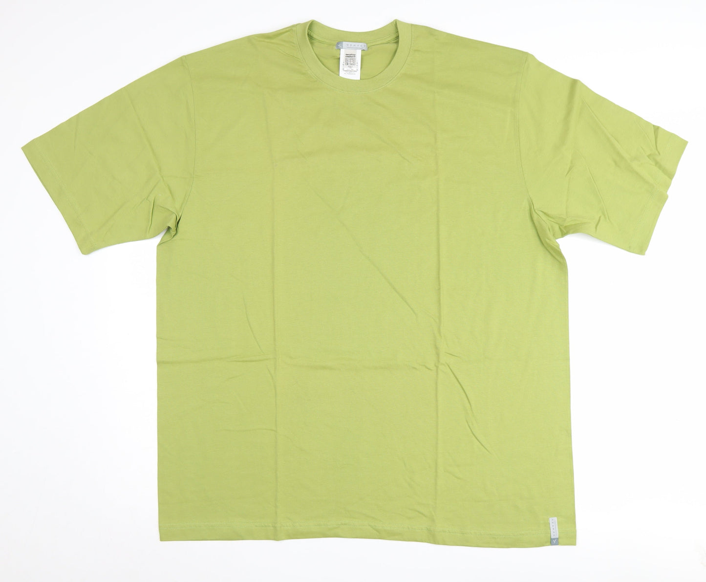 Decathlon Men's 3XL Green Cotton Crew Neck T-Shirt