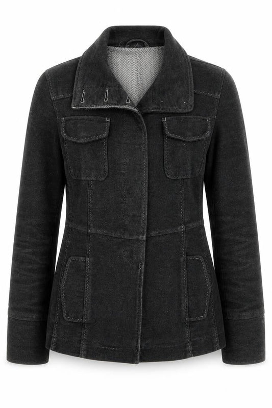 Next Women's Black Mid-Length Jacket Size 8