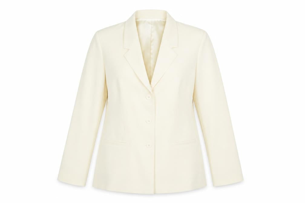 Damart Women's Ivory Suit Jacket, Size 14, Business