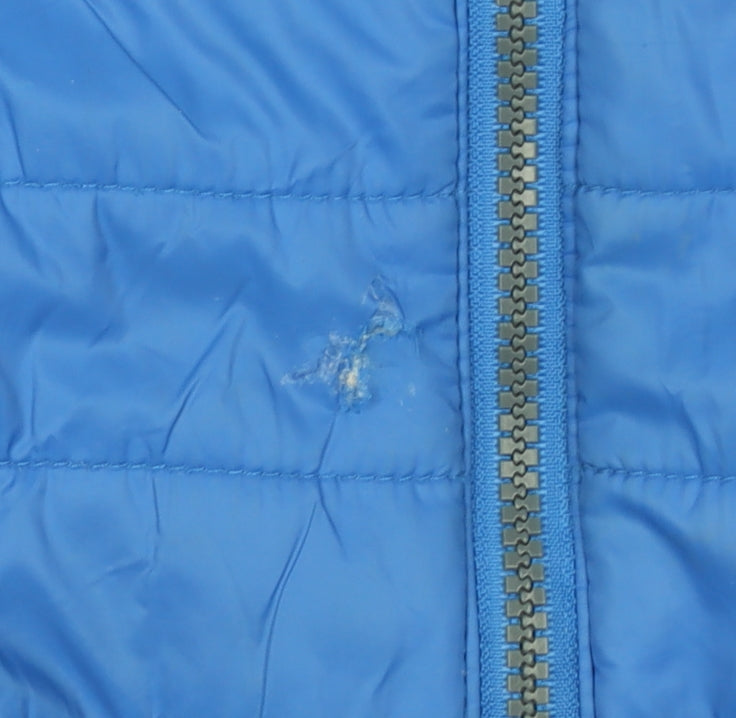 Trespass Men's XL Blue Puffer Jacket with Hood