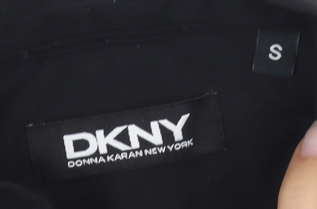 DKNY Men's Black Dress Shirt S, Business Long Sleeve