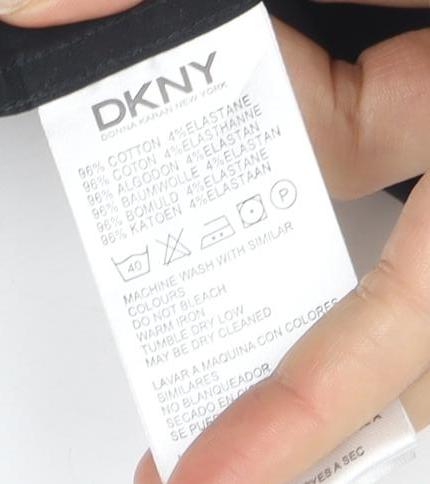 DKNY Men's Black Dress Shirt S, Business Long Sleeve