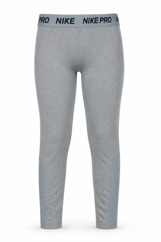 Nike Unisex Kids Grey Compression Leggings Size S for Running
