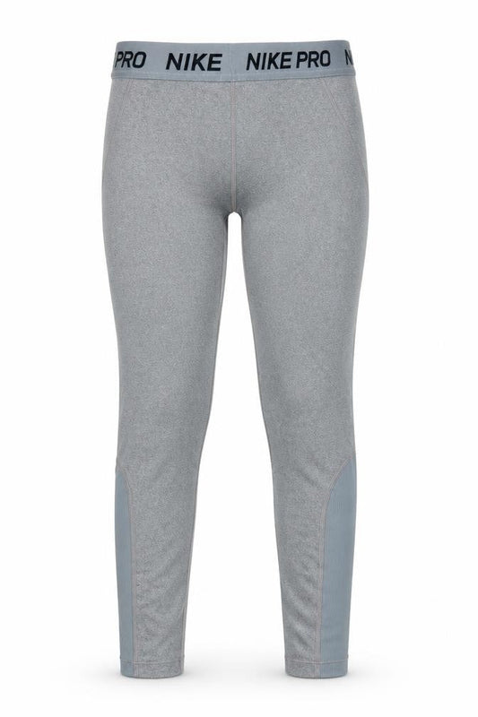Nike Unisex Kids Grey Compression Leggings Size S for Running
