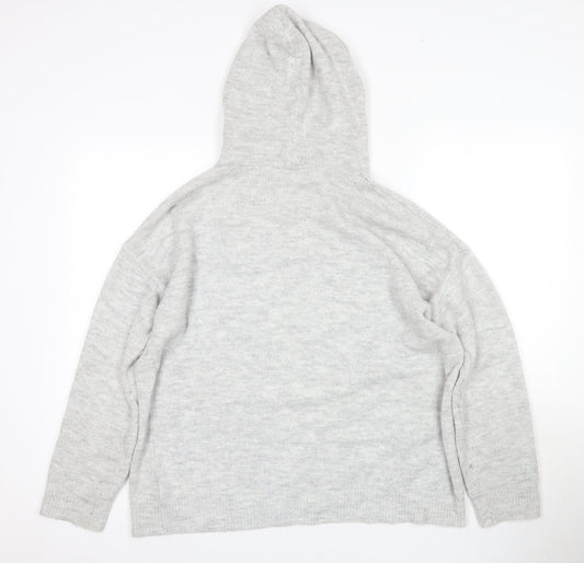 Disney Women's Grey Mickey Mouse Hoodie M