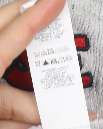 Disney Women's Grey Mickey Mouse Hoodie M