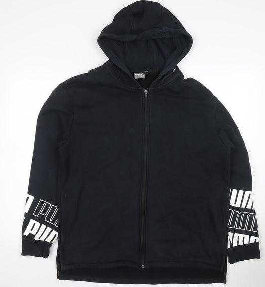 Puma Men's Black Full Zip Hoodie Size L