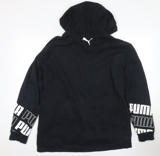 Puma Men's Black Full Zip Hoodie Size L