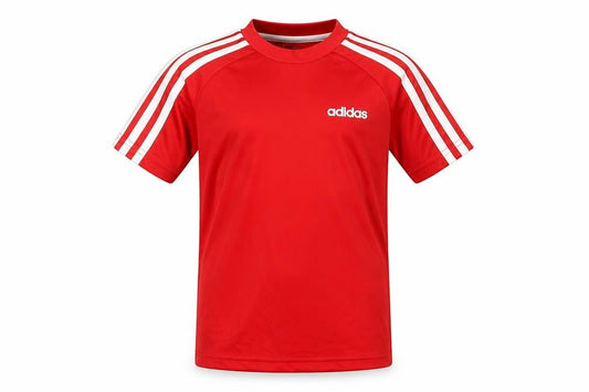 Adidas Boys Red T-Shirt, UK Size 7-8, Sports Jersey