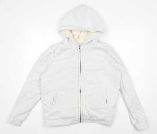 Fat Face Women's Grey Full Zip Hoodie Size M