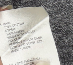 Womens UK Size 12 White Stuff Grey Cotton Blend T-Shirt