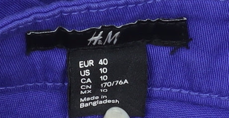 H&M Women's Blue Jegging Trousers Size 12