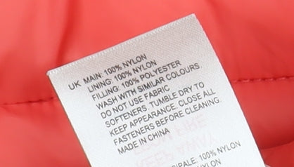 White Stuff Women's Red Puffer Jacket Size 12