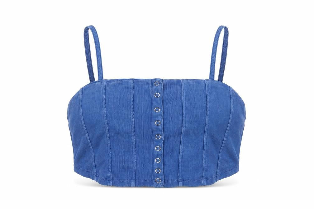 Urban Outfitters Women's Blue Cropped Camisole L
