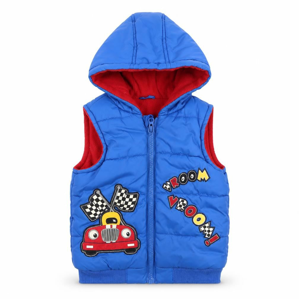 Dunnes Kids Blue Puffer Jacket 12-18 Months Hooded