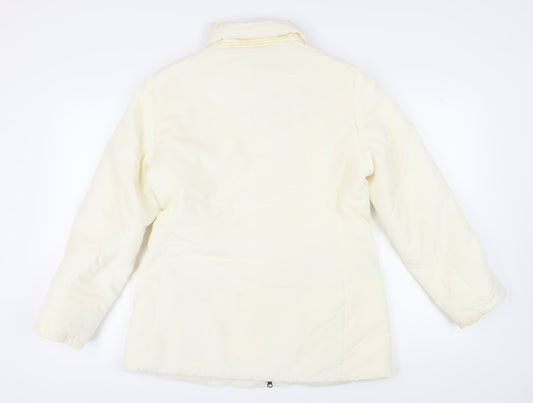 Fuchs Schmitt Women's Ivory Puffer Jacket Size 12