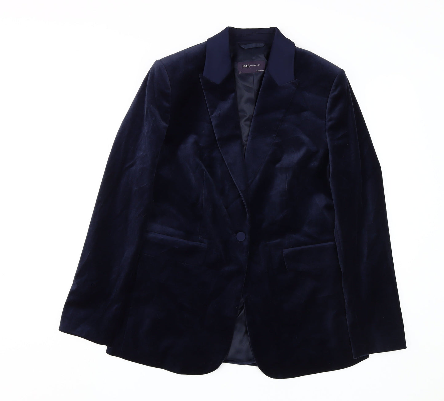 Marks and Spencer Women's Blue Blazer Size 12