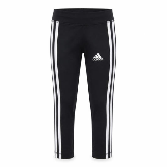 Adidas Girls Black Leggings - Size 5-6 Years, Activewear