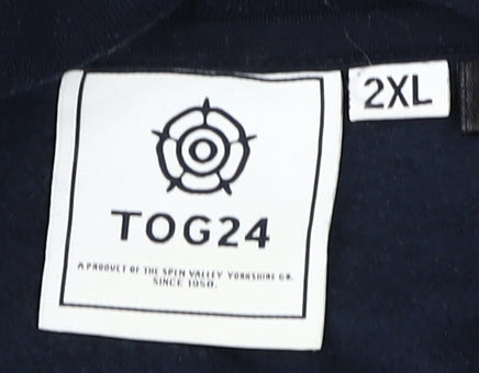 TOG24 Men's Blue Pullover Hoodie 2XL